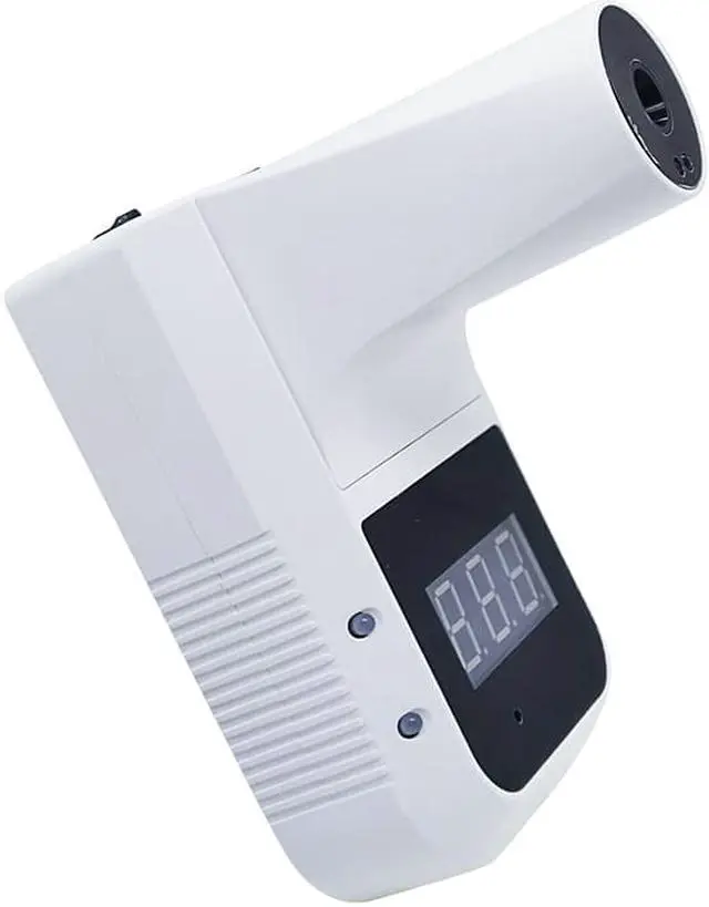 Alt view image 6 of 6 - Non-contact Infrared Temperature Measurement, Wall Mounted Smart Sensor Forehead Thermometer with Alarm, Suitable for Offices, Factories, Shops, Schools
