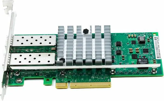 Alt view image 3 of 5 - Intel 10Gbps Dual Port PCI-E X520-DA2 E10G42BTDA Ethernet Server Adapter