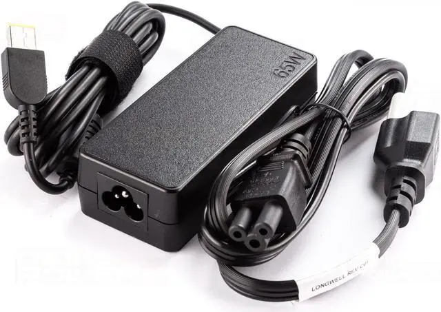 Alt view image 3 of 5 - Original Lenovo ThinkPad Laptop AC Charger Power Adapter 65W 20V 3.25A - SQUARE