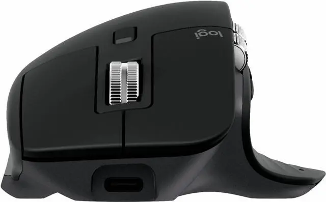 Alt view image 2 of 6 - Logitech - MX Master 3 Wireless Laser Mouse - Black - OEM