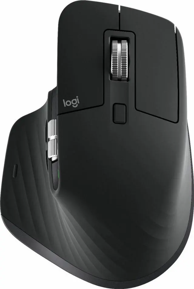 Alt view image 3 of 6 - Logitech - MX Master 3 Wireless Laser Mouse - Black - OEM