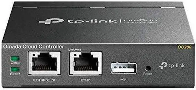 Alt view image 4 of 4 - TP-Link Accessory OC200 Omada Cloud Controller 2x10/100Mbps 1xUSB2.0 1xMicro