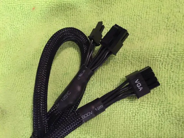 Alt view image 5 of 7 - 8 PIN TO 8 pin PCIE VGA Power Supply Cable for EVGA SuperNOVA 550-1300 G2 G3 G5