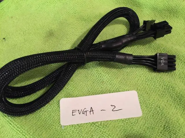 Alt view image 4 of 7 - 8 PIN TO 8 pin PCIE VGA Power Supply Cable for EVGA SuperNOVA 550-1300 G2 G3 G5
