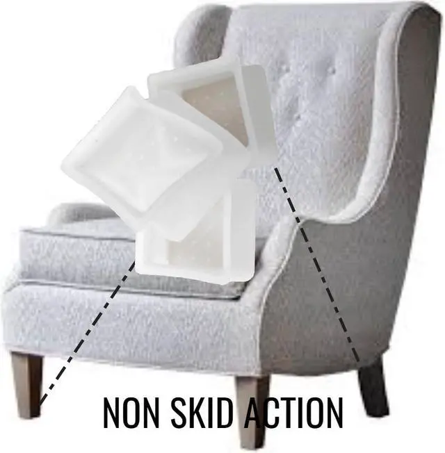 Alt view image 4 of 7 - 24PC VALUE PACK SILICONE CHAIR LEG CAPS Feet Cover Pads Furniture Table Floor Protectors SLIDE or NO SLIDE Floor Protection