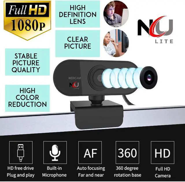 Main image of Super HD1080 Plug & Play Super Quality Small Webcam Auto Focus Built in Mic Image Stabilization