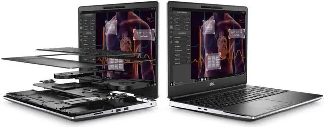 Alt view image 3 of 8 - 2020 Dell Precision 7750 Laptop 17.3" - Intel Core i7 10th Gen - i7-10750H - Six Core 5Ghz - 1TB SSD - 64GB RAM - Nvidia Quadro RTX 3000 - 1920x1080 FHD - Windows 10 Pro