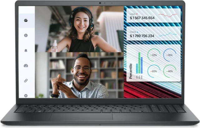Alt view image 2 of 11 - Dell Vostro 3520 Laptop (2022) | 15.6" 1920x1080 FHD | Core i5-1235U - 256GB SSD Hard Drive - 32GB RAM | 10 cores @ 4.4 GHz Win 11 Pro Black