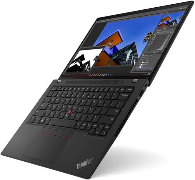 Alt view image 5 of 5 - Lenovo ThinkPad T14 Gen 4 Intel Laptop (2023) | 14" 1920x1200 FHD+ | Core i7-1355U - 512GB SSD Hard Drive - 32GB RAM | 10 cores @ 5 GHz Win 11 Pro Silver