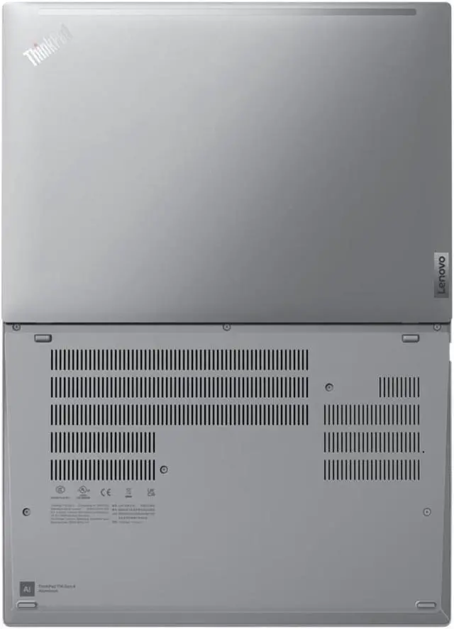 Alt view image 3 of 5 - Lenovo ThinkPad T14 Gen 4 Intel Laptop (2023) | 14" 1920x1200 FHD+ | Core i7-1355U - 512GB SSD Hard Drive - 32GB RAM | 10 cores @ 5 GHz Win 11 Pro Silver