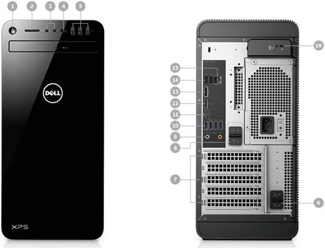 Alt view image 2 of 2 - Dell XPS 8930 Desktop (2019) | Core i7 - 256GB SSD - 64GB RAM - GT 1030 | 6 Cores @ 4.6 GHz