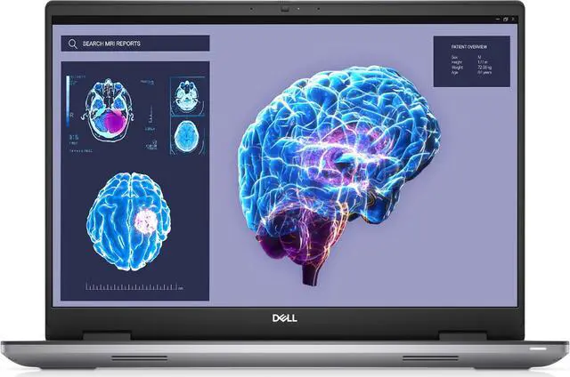 Main image of Dell Precision 7680 Workstation Laptop (2023) | 16" 1920x1200 FHD+ | Core i9 - 13950HX - 512GB SSD Hard Drive - 16GB RAM - Nvidia GeForce RTX 4090 | 24 cores @ 5.5 GHz - 16GB GDDR6X Win 11 Pro Silver