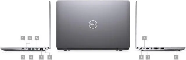 Alt view image 3 of 8 - 2020 Dell Precision 3551 Laptop 15.6" - Intel Core i7 10th Gen - i7-10750H - Six Core 5Ghz - 512GB SSD - 16GB RAM - Nvidia Quadro P620 2GB - 1366x768 HD - Windows 10 Pro Carbon
