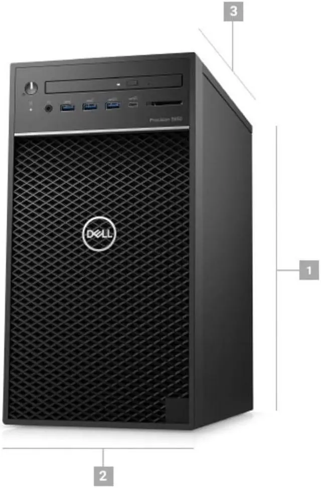 Alt view image 8 of 14 - Dell Precision T3650 Workstation Desktop (2021) | Core i7 - 1TB HDD + 256GB SSD - 8GB RAM - Quadro P1000 | 8 Cores @ 4.9 GHz - 11th Gen CPU