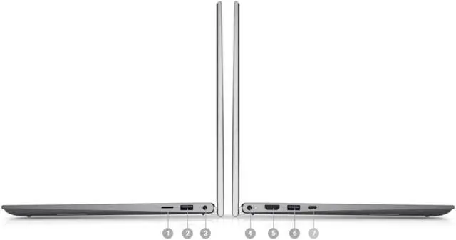 Alt view image 3 of 6 - Dell Inspiron 5410 2-in-1 Laptop | 14" 1920x1080 FHD | Core i7-1195G7 - 128GB SSD Hard Drive - 4GB RAM | 4 cores @ 5 GHz Win 11 Home Silver