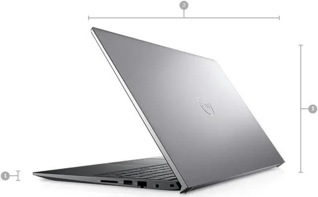 Alt view image 2 of 6 - Dell Vostro 5510 Laptop | 15.6" 1920x1080 FHD | Core i7-11370H - 512GB SSD Hard Drive - 32GB RAM | 4 cores @ 4.8 GHz Win 10 Pro Silver