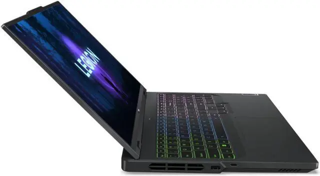 Alt view image 2 of 5 - Lenovo Legion Pro 5 16IRX8 Laptop (2023) | 16" 2560x1600 QHD+ | Core i9-13900HX - 128GB SSD Hard Drive - 4GB RAM - Nvidia GeForce RTX 4060 | 24 cores @ 5.4 GHz - 8GB GDDR6 Win 11 Pro Silver