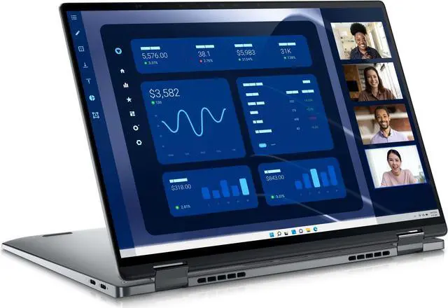 Main image of Dell Latitude 9450 2-in-1 Laptop (2024) | 14" 2560x1600 QHD+ | Core Ultra 5 - 125U - 16GB SSD Hard Drive - 16GB RAM | 12 cores @ 4.3 GHz Win 11 Pro Black