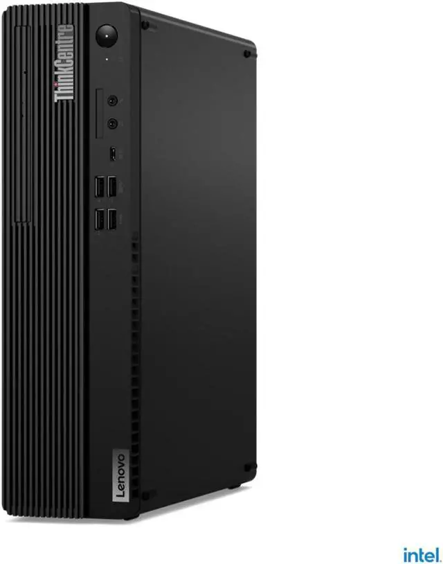Alt view image 3 of 5 - Lenovo ThinkCentre M70s Gen 3 SFF Small Form Factor Desktop (2022) | Core i5-12400 - 256GB SSD Hard Drive - 8GB RAM | 6 cores @ 4.4 GHz Win 11 Pro Black