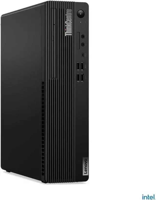 Alt view image 4 of 5 - Lenovo ThinkCentre M70s Gen 3 SFF Small Form Factor Desktop (2022) | Core i5-12400 - 256GB SSD Hard Drive - 8GB RAM | 6 cores @ 4.4 GHz Win 11 Pro Black