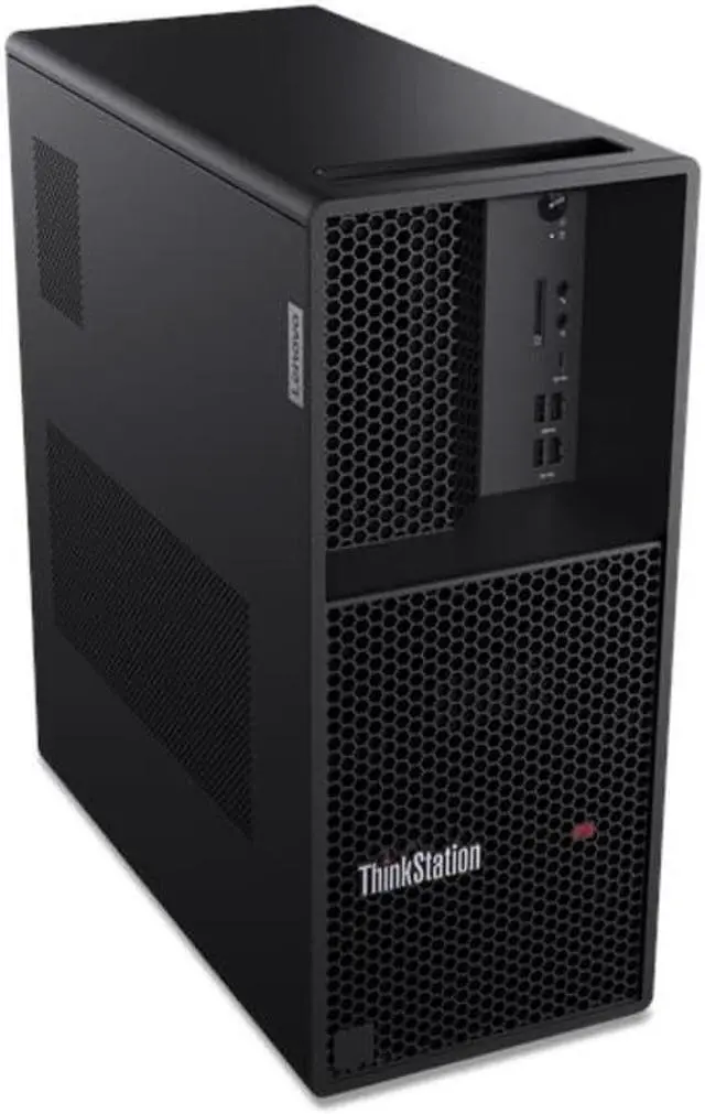 Alt view image 5 of 5 - Lenovo ThinkStation P3 MT Mini Tower Desktop (2024) | Core i5-13500 - 512GB SSD Hard Drive - 32GB RAM | 14 cores @ 4.8 GHz Win 11 Pro Black
