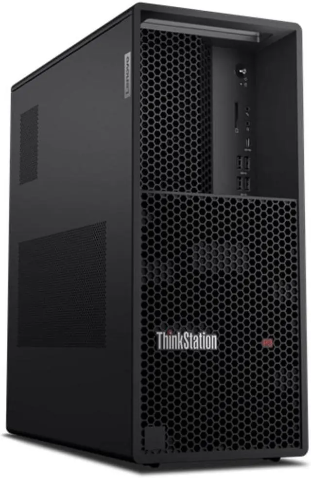 Alt view image 2 of 5 - Lenovo ThinkStation P3 MT Mini Tower Desktop (2024) | Core i5-13500 - 512GB SSD Hard Drive - 32GB RAM | 14 cores @ 4.8 GHz Win 11 Pro Black