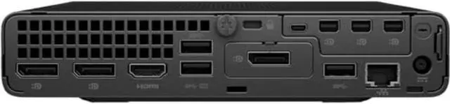 Main image of HP EliteDesk 800 G9 Mini Desktop (2023) | Core i5 - 13500T - 512GB SSD Hard Drive - 4GB RAM - Nvidia GeForce RTX 3050 | 14 cores @ 4.6 GHz - 4GB GDDR6 Win 11 Pro Black
