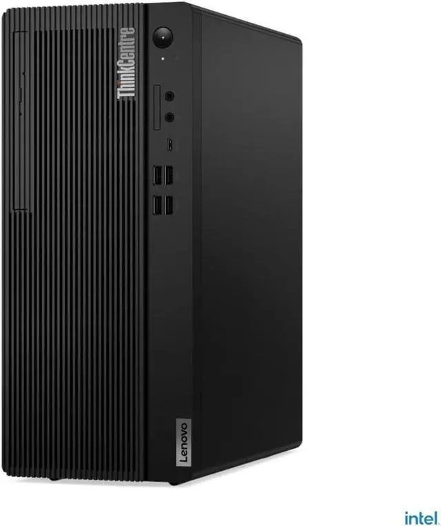 Main image of Lenovo ThinkCentre M70t Gen 3 Tower Desktop (2022) | Core i7 - 12700 - 512GB SSD Hard Drive - 128GB RAM | 12 cores @ 4.9 GHz Win 11 Pro Black