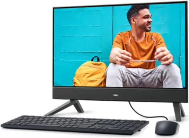 Alt view image 4 of 6 - Dell Inspiron 5415 AIO (2022) Touch | 23.8" 1920x1080 FHD | Ryzen 5 - 5625U - 1TB SSD Hard Drive - 64GB RAM | 6 cores @ 4.3 GHz Win 11 Home Black