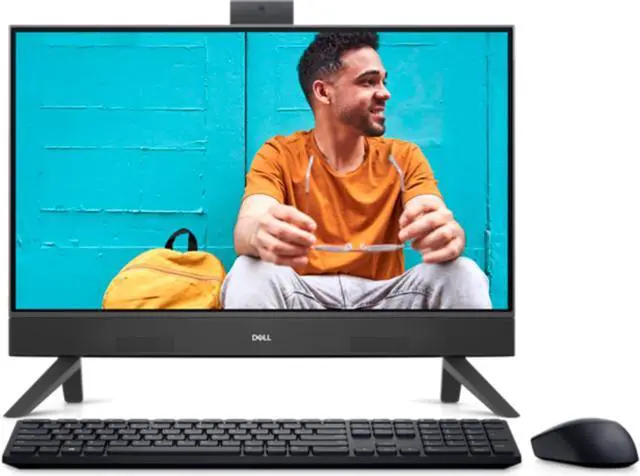 Alt view image 2 of 6 - Dell Inspiron 5415 AIO (2022) Touch | 23.8" 1920x1080 FHD | Ryzen 5 - 5625U - 1TB SSD Hard Drive - 64GB RAM | 6 cores @ 4.3 GHz Win 11 Home Black