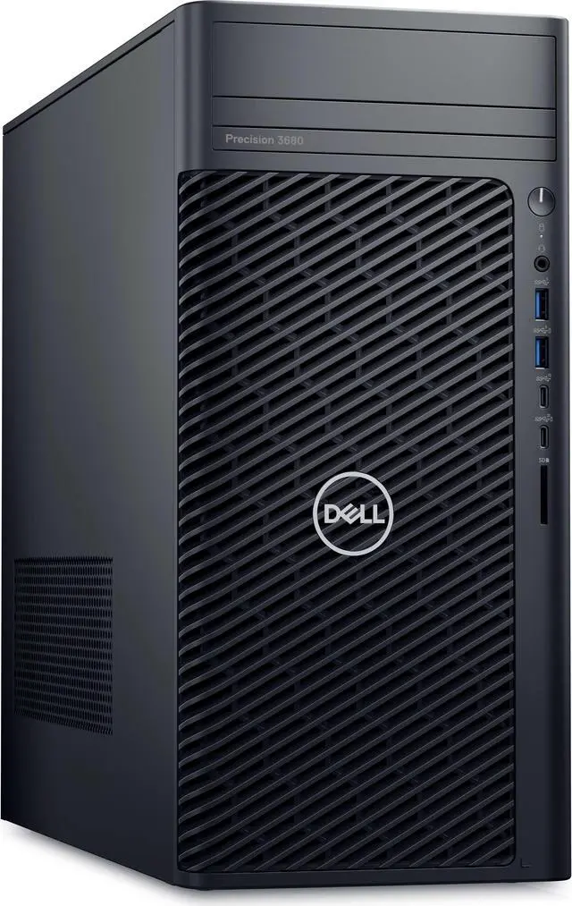 Main image of Dell Precision 3680 Workstation Desktop (2024) | Core i9 - 14900 - 1TB SSD Hard Drive - 64GB RAM | 24 cores @ 5.8 GHz Win 11 Pro Black