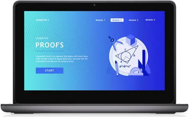 Alt view image 5 of 6 - Dell Latitude 3140 2-in-1 Laptop (2023) Touch | 11.6" 1366x768 HD | N Series - N200 - 64GB SSD Hard Drive - 4GB RAM | 4 cores @ 3.7 GHz Win 11 Pro Black