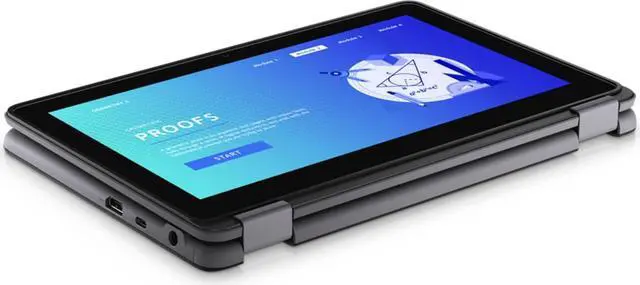 Alt view image 6 of 6 - Dell Latitude 3140 2-in-1 Laptop (2023) Touch | 11.6" 1366x768 HD | N Series - N200 - 64GB SSD Hard Drive - 4GB RAM | 4 cores @ 3.7 GHz Win 11 Pro Black