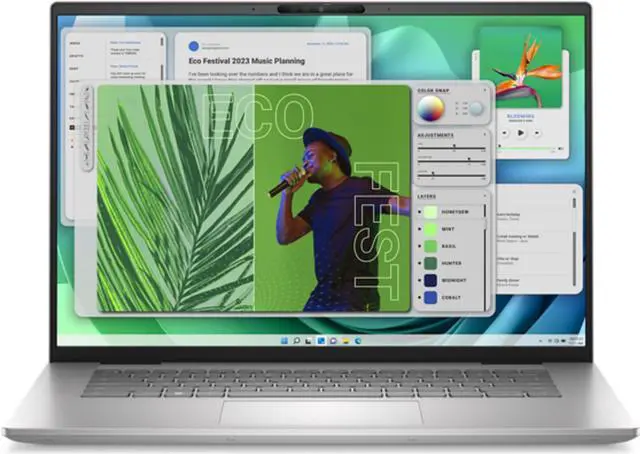 Alt view image 2 of 6 - Dell Inspiron 7630 Laptop (2023) | 16" 2560x1600 QHD+ | Core i7 - 13700H - 32GB SSD Hard Drive - 32GB RAM | 14 cores @ 5 GHz Win 11 Home Silver