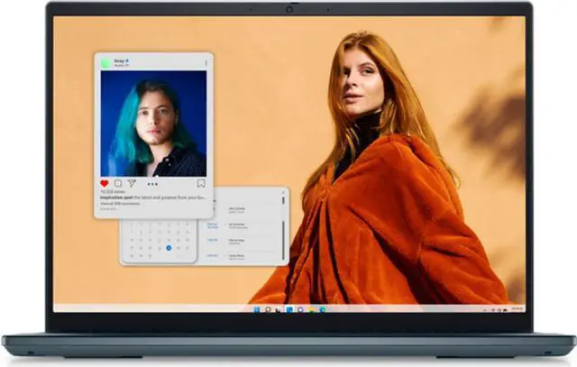 Alt view image 2 of 6 - Dell Inspiron 7420 Plus Laptop (2022) | 14" 2240x1400 QHD | Core i7 - 12700H - 1TB SSD Hard Drive - 16GB RAM - Nvidia GeForce RTX 3050 | 14 cores @ 4.7 GHz - 4GB GDDR6 Win 11 Home Black