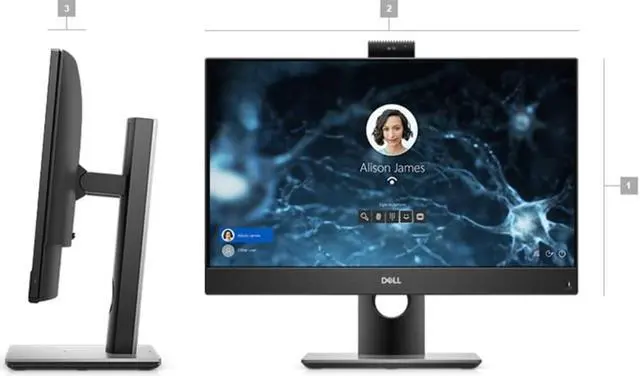 Alt view image 2 of 9 - HP 24 cr0000i AIO (2023) | 24" 1920x1080 FHD | Core i3 - N300 - 1TB SSD Hard Drive - 24GB RAM | 8 cores @ 3.80 GHz Win 11 Home Black