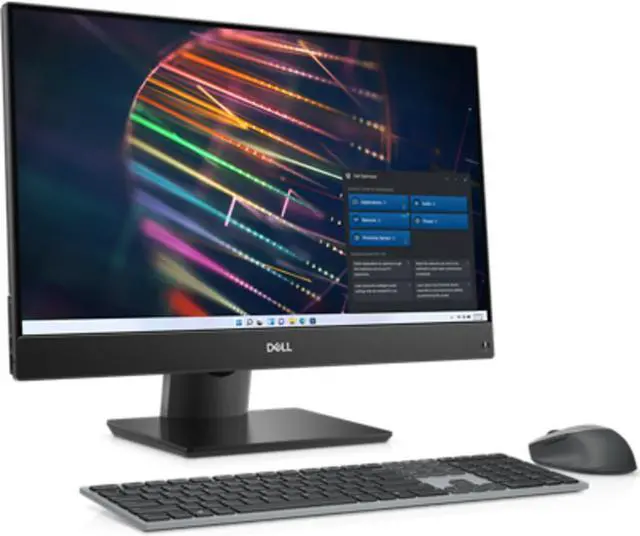 Alt view image 2 of 6 - Dell Optiplex 7400 AIO (2022) | 23.8" 1920x1080 FHD | Core i5 - 12500 - 256GB SSD Hard Drive - 16GB RAM | 6 cores @ 4.6 GHz Win 11 Pro Black