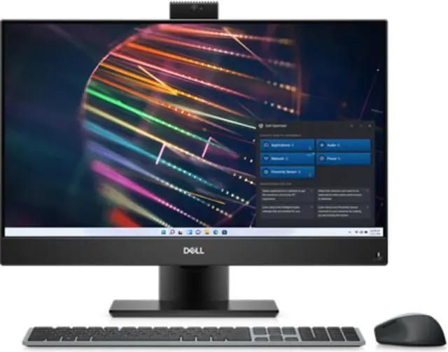 Alt view image 3 of 6 - Dell Optiplex 7400 AIO (2022) | 23.8" 1920x1080 FHD | Core i5 - 12500 - 256GB SSD Hard Drive - 16GB RAM | 6 cores @ 4.6 GHz Win 11 Pro Black