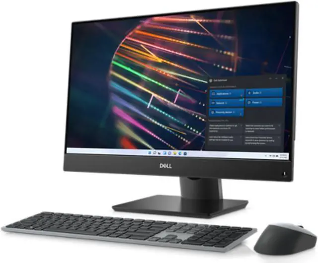 Alt view image 4 of 6 - Dell Optiplex 7400 AIO (2022) | 23.8" 1920x1080 FHD | Core i5 - 12500 - 256GB SSD Hard Drive - 16GB RAM | 6 cores @ 4.6 GHz Win 11 Pro Black