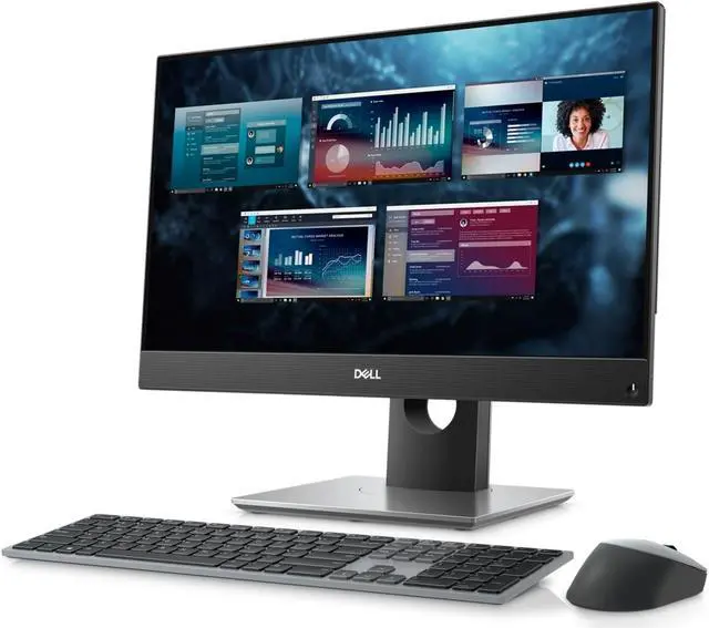 Alt view image 4 of 6 - Dell Optiplex 7490 AIO | 23.8" 1920x1080 FHD | Core i5 - 10500 - 512GB SSD Hard Drive - 8GB RAM | 6 cores @ 4.5 GHz Win 11 Pro Black