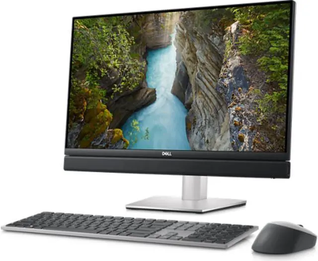 Alt view image 4 of 5 - Dell Optiplex 7410 AIO (2023) | 23.8" 1920x1080 FHD | Pentium Gold - G7400T - 256GB SSD Hard Drive - 8GB RAM | cores @ GHz Win 11 IoT Black