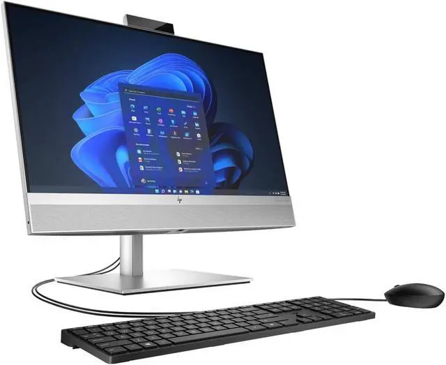 Alt view image 4 of 6 - HP EliteOne 840 G9 23.8 AIO (2023) | 23.8" 1920x1080 FHD | Core i7 - 12700 - 256GB SSD Hard Drive - 8GB RAM | 12 cores @ 4.9 GHz Win 11 Pro Black