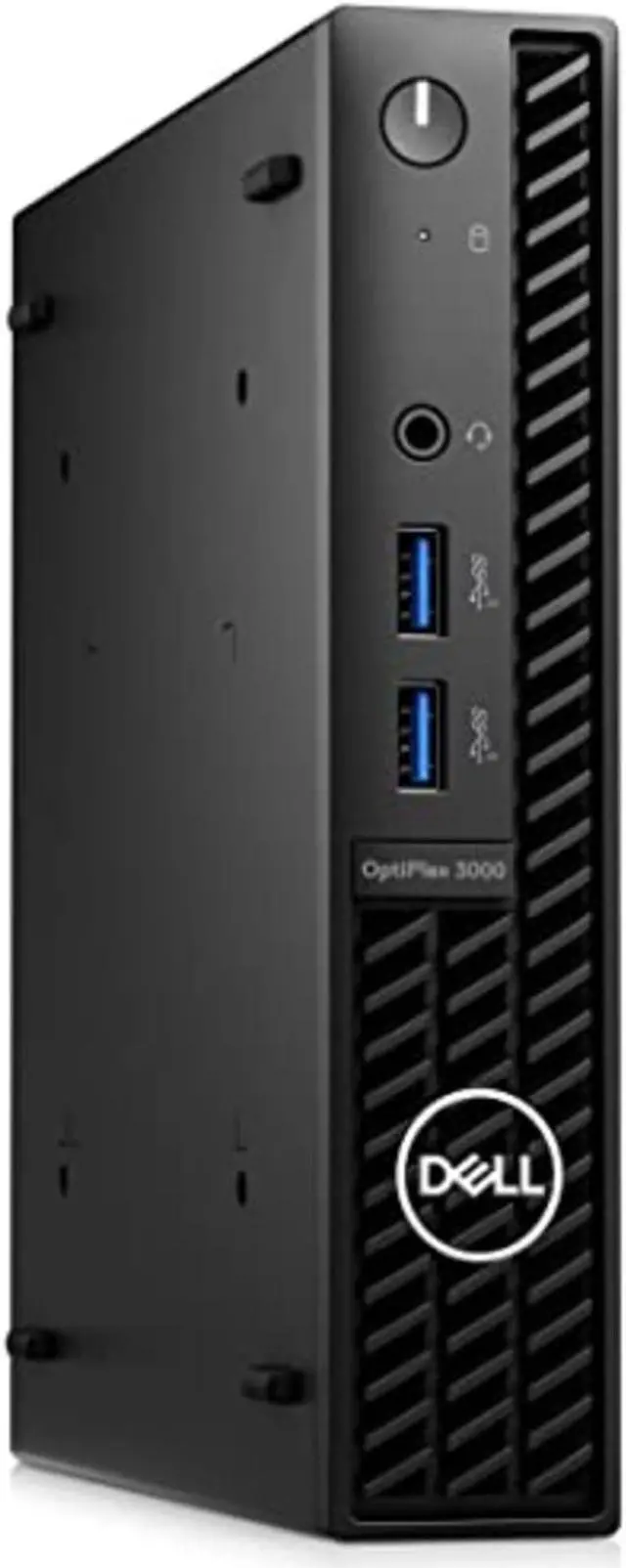 Alt view image 3 of 6 - Dell Optiplex 3000 Micro Tower Desktop (2022) | Core i5 - 12500T - 256GB SSD Hard Drive - 4GB RAM | 6 cores @ 4.4 GHz Win 11 Pro Black