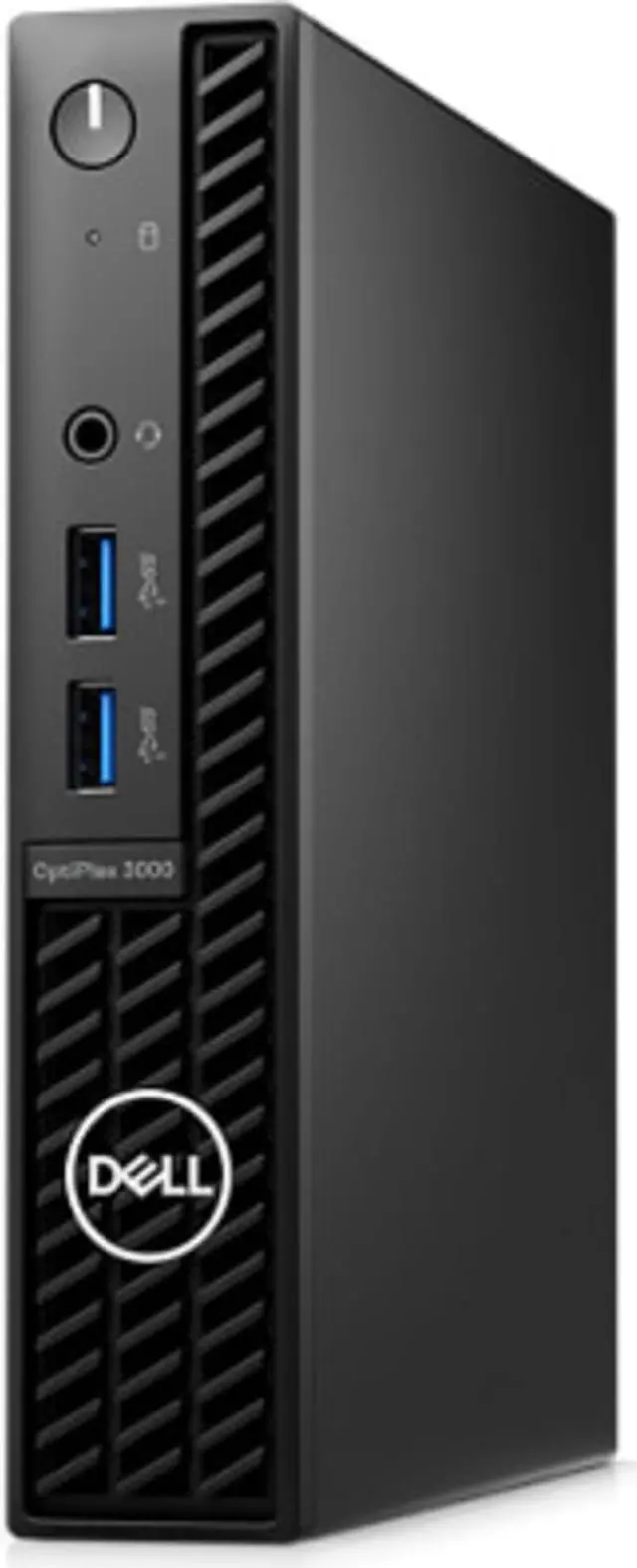 Alt view image 6 of 6 - Dell Optiplex 3000 Micro Tower Desktop (2022) | Core i5 - 12500T - 256GB SSD Hard Drive - 4GB RAM | 6 cores @ 4.4 GHz Win 11 Pro Black