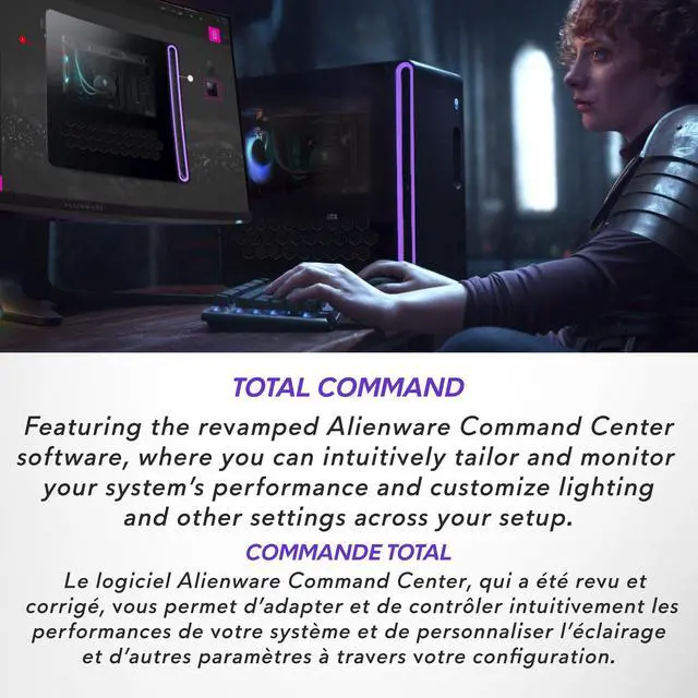 Alt view image 3 of 6 - Dell Alienware Aurora R16 Desktop (2023) | Core i9 - 14900F - 1TB SSD Hard Drive - 32GB RAM | 24 cores @ 5.8 GHz Win 11 Home Black