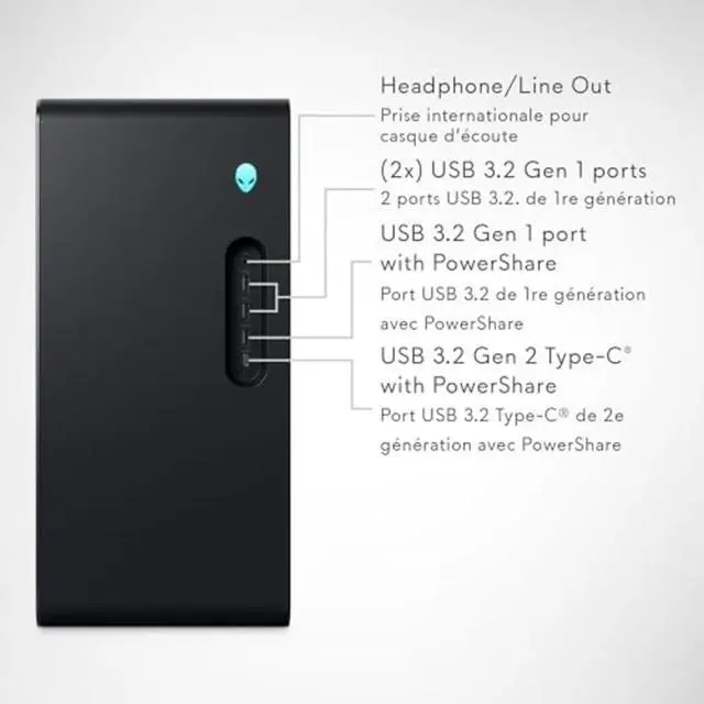 Alt view image 6 of 6 - Dell Alienware Aurora R16 Desktop (2023) | Core i9 - 14900F - 1TB SSD Hard Drive - 32GB RAM | 24 cores @ 5.8 GHz Win 11 Home Black