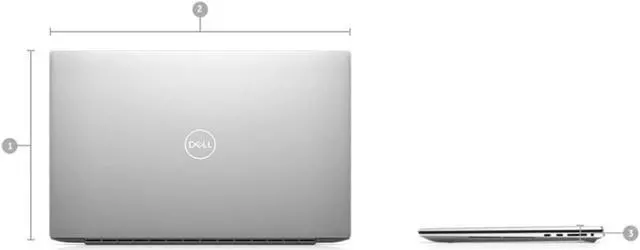 Alt view image 2 of 6 - Dell XPS 9710 Laptop | 17" 1920x1200 FHD+ | Core i5 - 11400H - 1TB SSD Hard Drive - 32GB RAM | 6 cores @ 4.5 GHz Win 11 Pro Silver