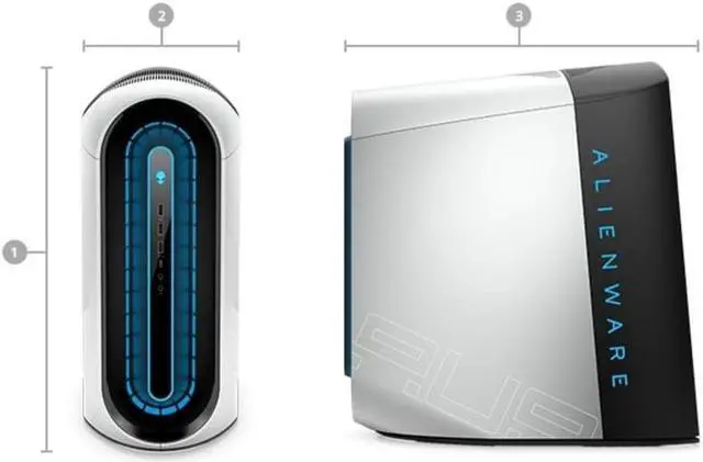 Alt view image 2 of 6 - Dell Alienware Aurora R12 Desktop | Core i7 - 11700F - 512GB SSD Hard Drive - 16GB RAM - Nvidia GeForce GTX 1080 Ti | 8 cores @ 4.9 GHz - 16GB GDDR6 Win 11 Pro Black