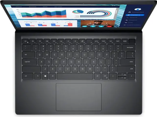 Alt view image 3 of 6 - Dell Vostro 3420 Laptop (2022) | 14" 1920x1080 FHD | Core i5 - 1235U - 512GB SSD Hard Drive - 4GB RAM | 10 cores @ 4.4 GHz Win 11 Pro Black