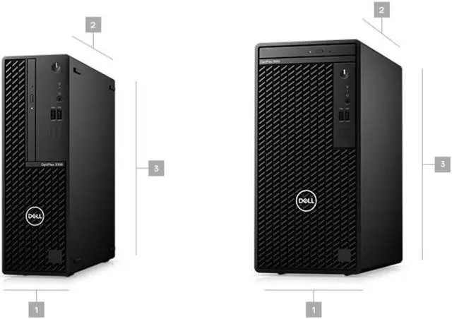 Alt view image 2 of 4 - Dell Optiplex 3090 SFF Desktop | Core i5 - 10500 - 256GB SSD Hard Drive - 64GB RAM | 6 cores @ 4.5 GHz Win 11 Pro Black